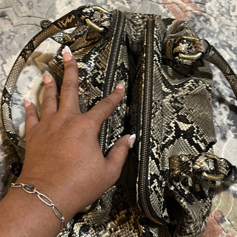 Stuart Weitzman python purse VTG - Picture 6 of 10